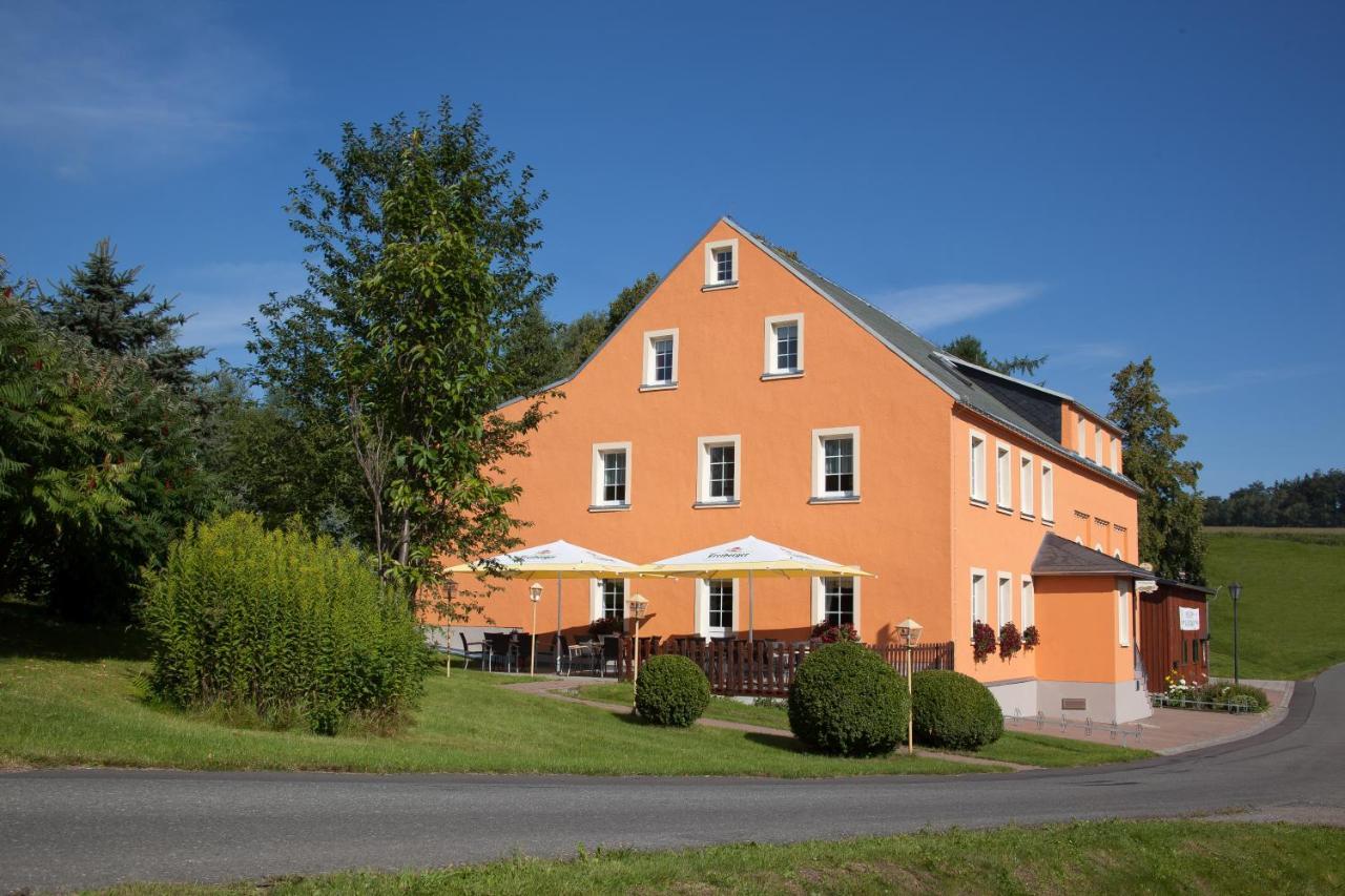 Hotel Landgasthof Wolfsgrund Dorfchemnitz Esterno foto